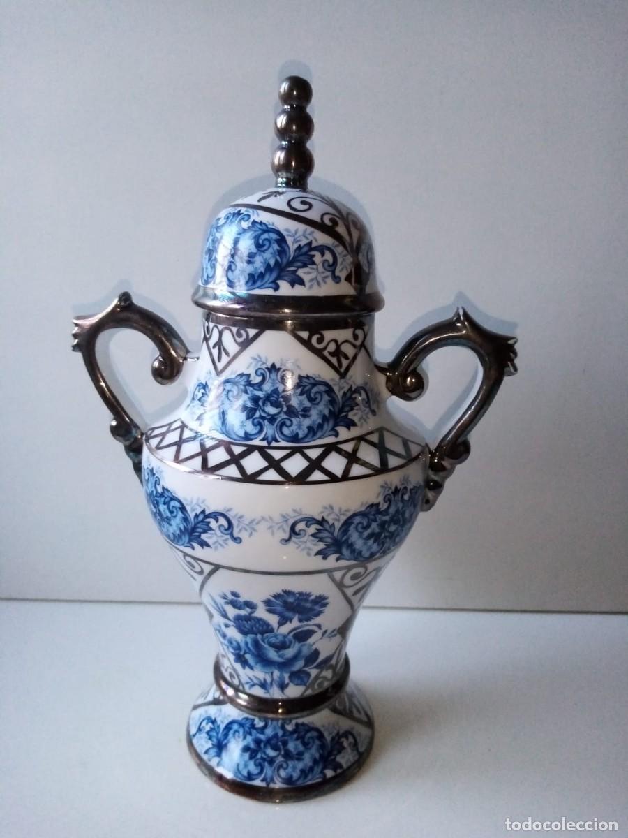 Antig&uuml;edades: Jarr&oacute;n de bohemia azul. - Foto 1