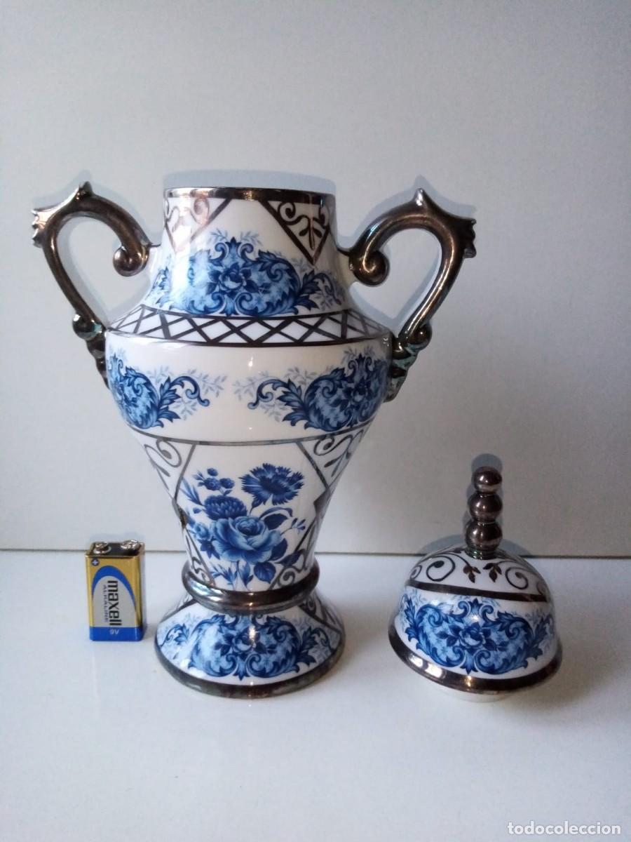 Antig&uuml;edades: Jarr&oacute;n de bohemia azul. - Foto 3