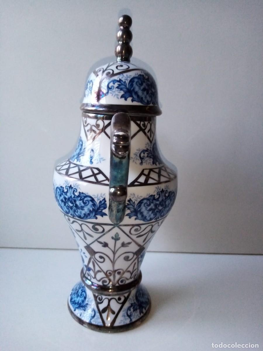 Antig&uuml;edades: Jarr&oacute;n de bohemia azul. - Foto 5