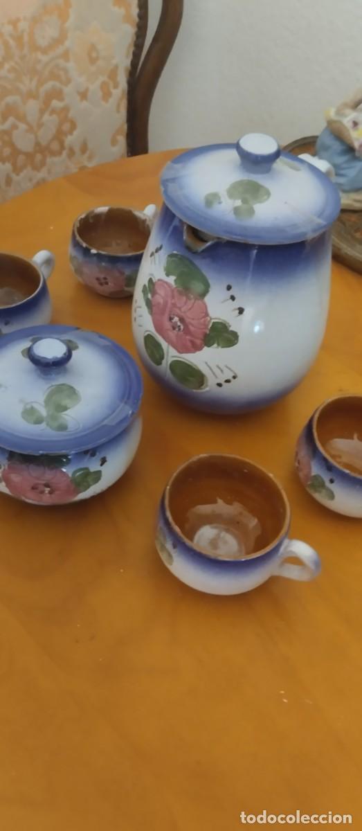 Antig&uuml;edades: Juego de caf&eacute; de loza - Foto 1