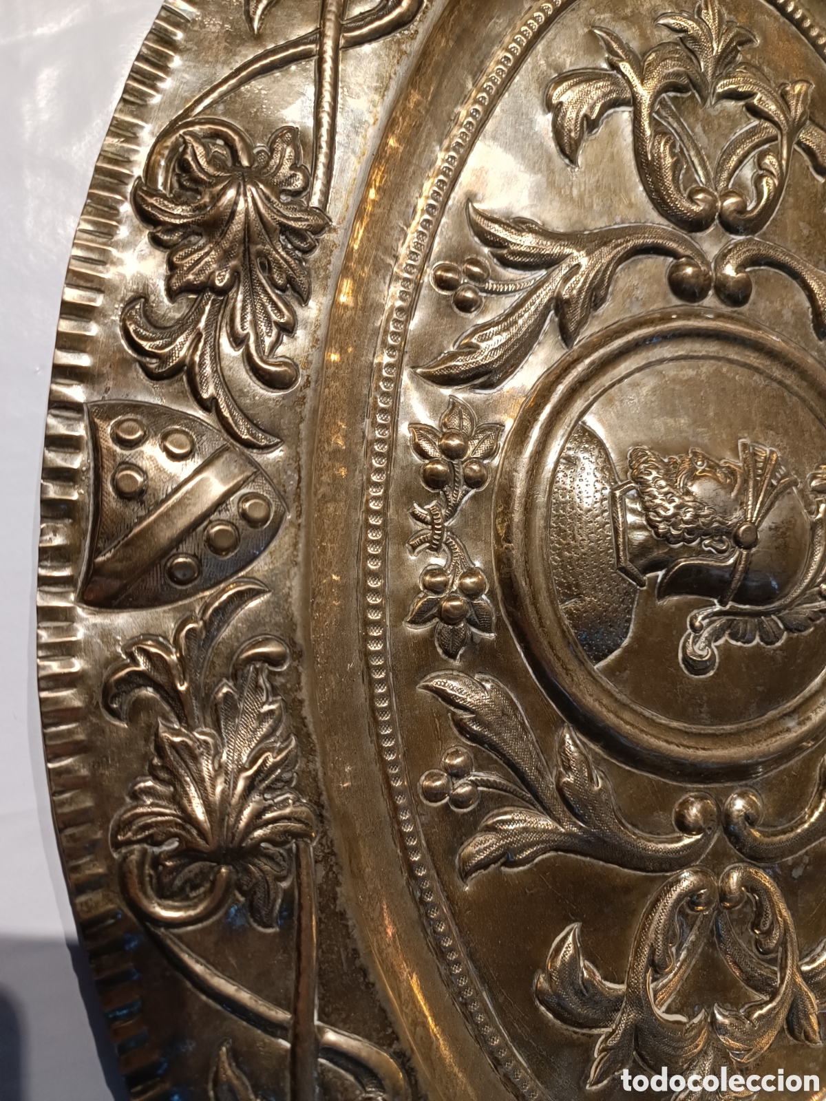 Antig&uuml;edades: Bandeja ba&ntilde;ada en plata - Foto 6