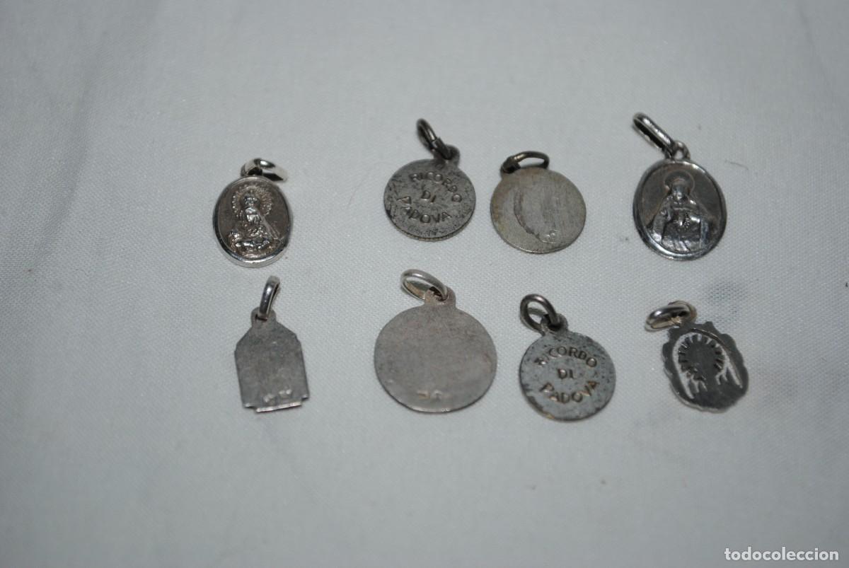 Antig&uuml;edades: MEDALLAS RELIGIOSAS , DE PLATA LA MAYORIA . - Foto 2