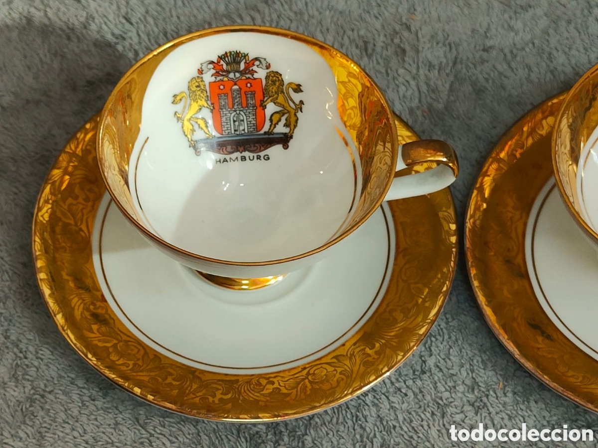 Antig&uuml;edades: Pareja de tazas - Foto 3