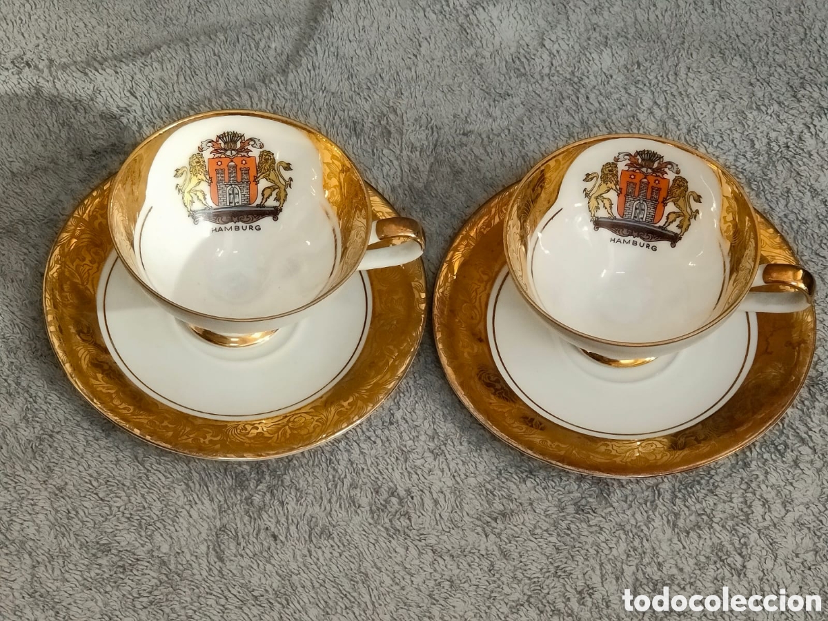 Antig&uuml;edades: Pareja de tazas - Foto 1