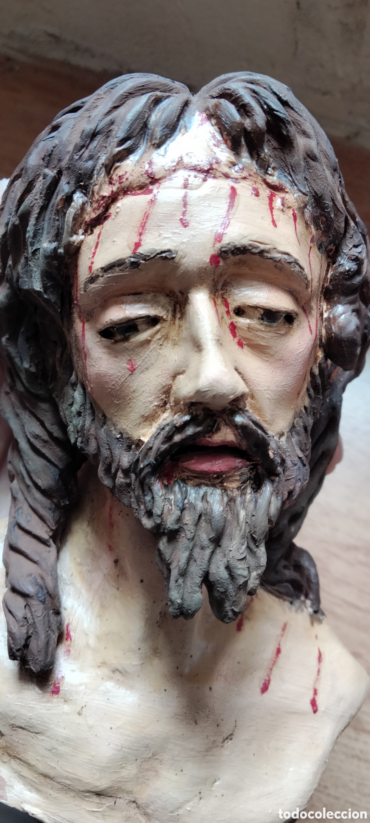 Antig&uuml;edades: BUSTO DE UN CRISTO - Foto 7