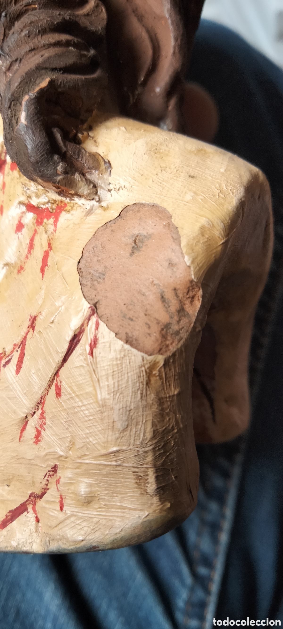 Antig&uuml;edades: BUSTO DE UN CRISTO - Foto 9