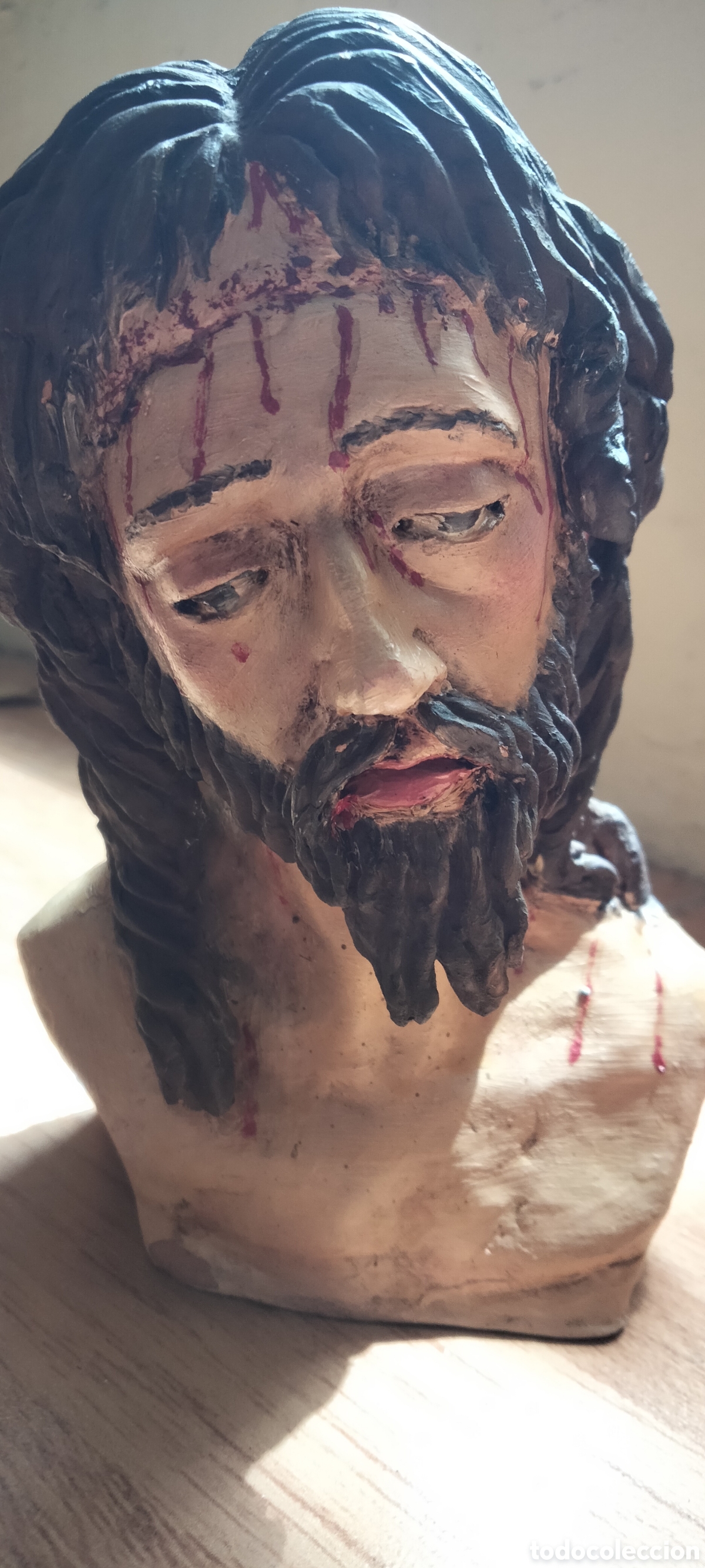 Antig&uuml;edades: BUSTO DE UN CRISTO - Foto 1