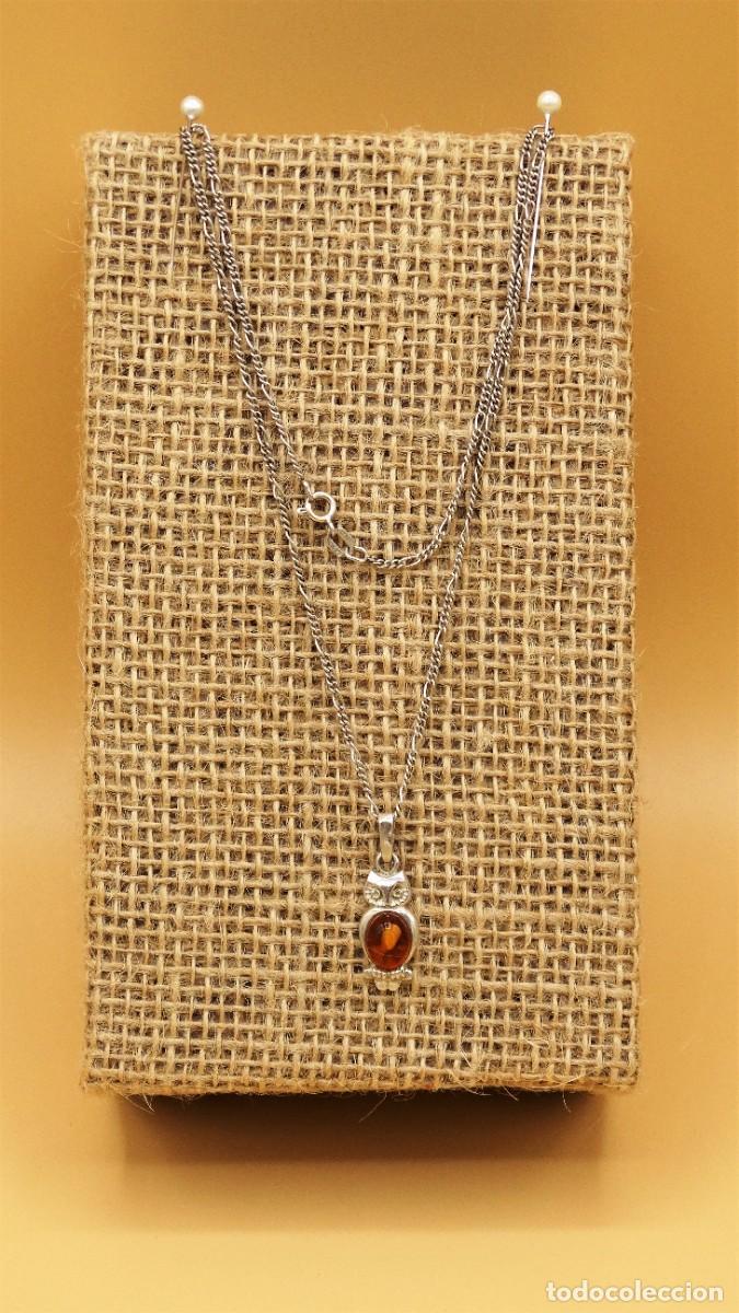 Antig&uuml;edades: Collar de plata, B&uacute;ho de suerte - Foto 1