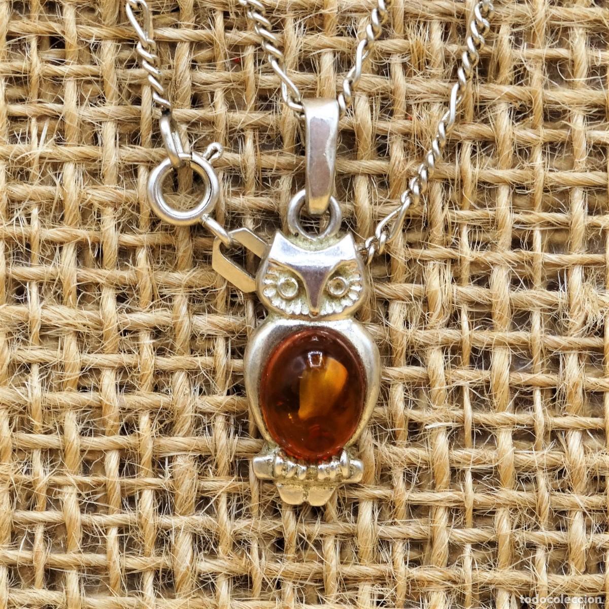 Antig&uuml;edades: Collar de plata, B&uacute;ho de suerte - Foto 4