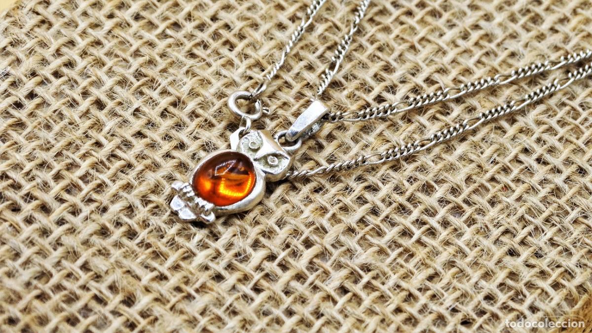Antig&uuml;edades: Collar de plata, B&uacute;ho de suerte - Foto 6