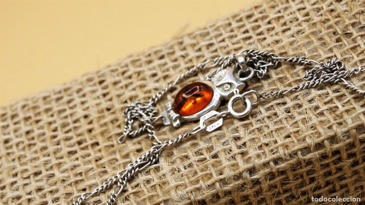 Antig&uuml;edades: Collar de plata, B&uacute;ho de suerte - Foto 7