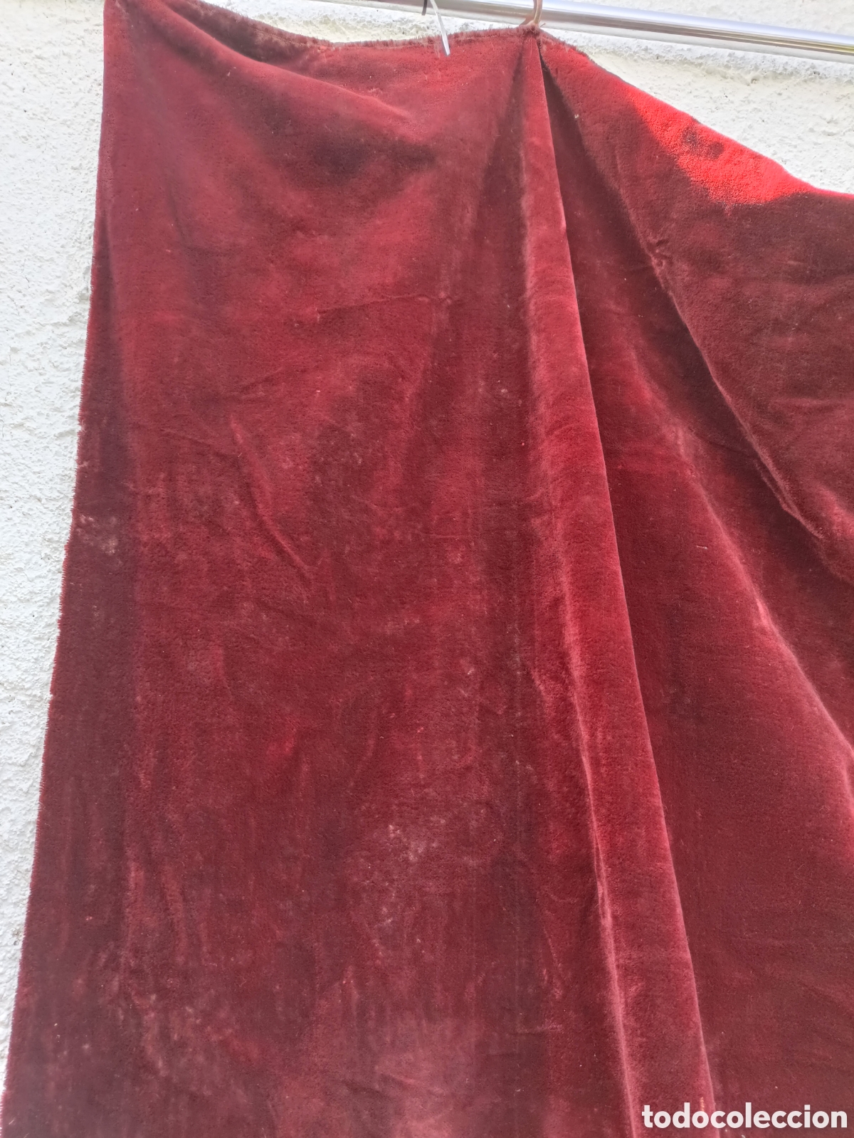 Antig&uuml;edades: Cortinas, tela terciopelo - Foto 5