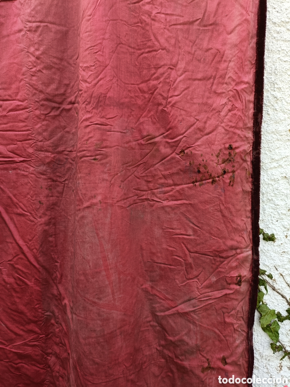 Antig&uuml;edades: Cortinas, tela terciopelo - Foto 7