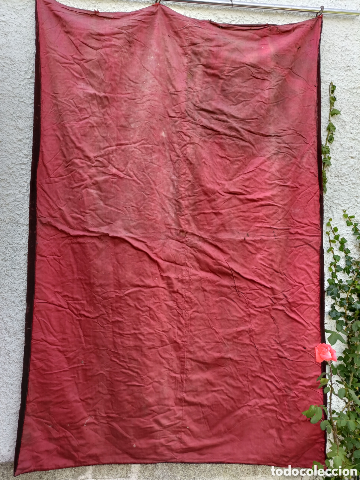 Antig&uuml;edades: Cortinas, tela terciopelo - Foto 10