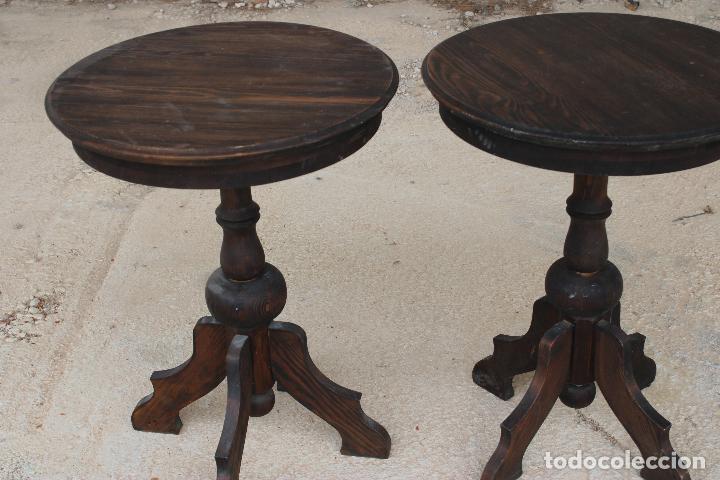 Antig&uuml;edades: 2 mesitas velador - Foto 2