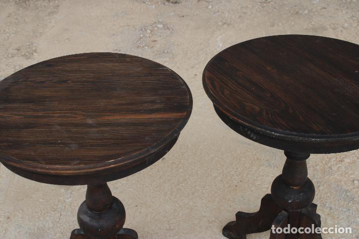Antig&uuml;edades: 2 mesitas velador - Foto 8