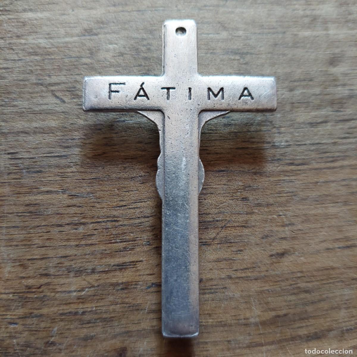 Antig&uuml;edades: Cruz plateada de Fatima - Foto 2