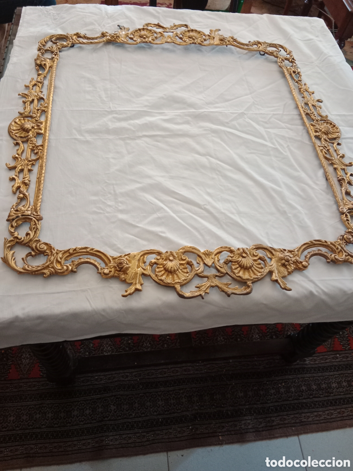 Antig&uuml;edades: Marco de bronce dorado - Foto 21