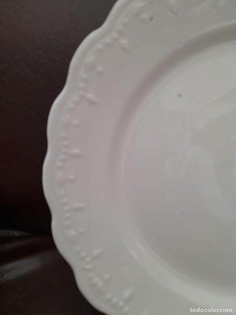 Antig&uuml;edades: Plato de loza antiguo de postre - Foto 2