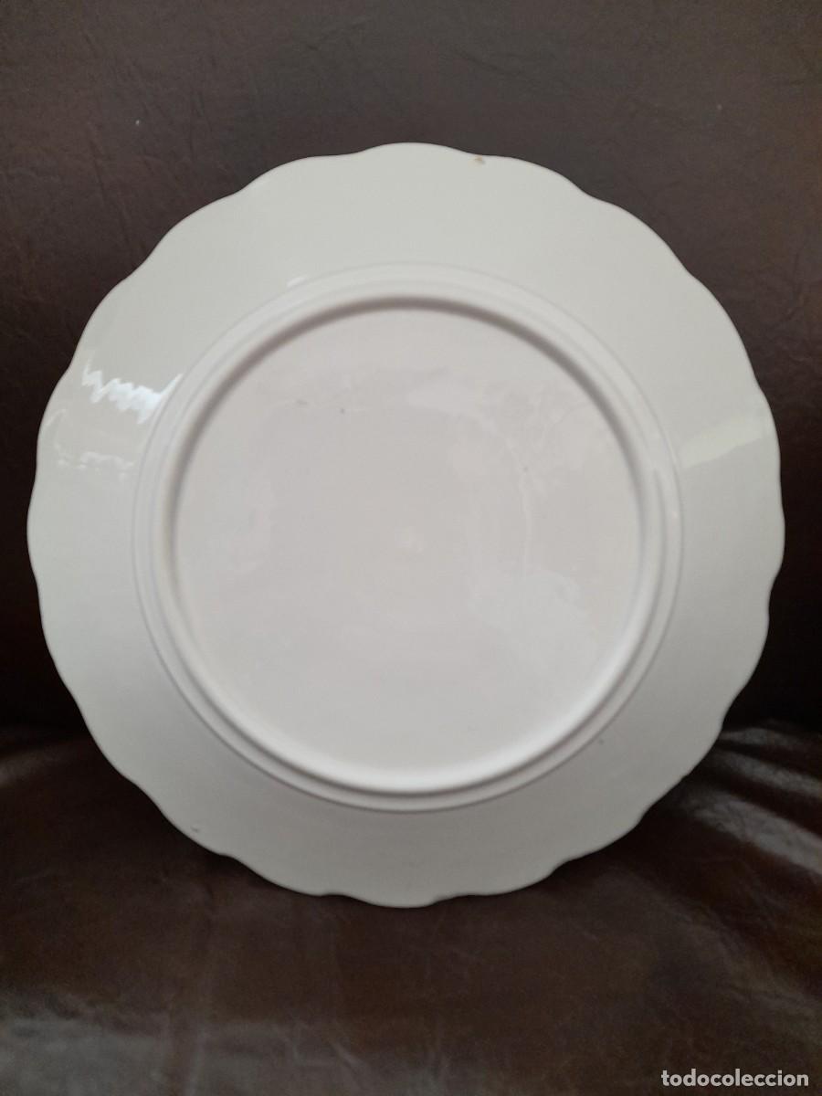 Antig&uuml;edades: Plato de loza antiguo de postre - Foto 3