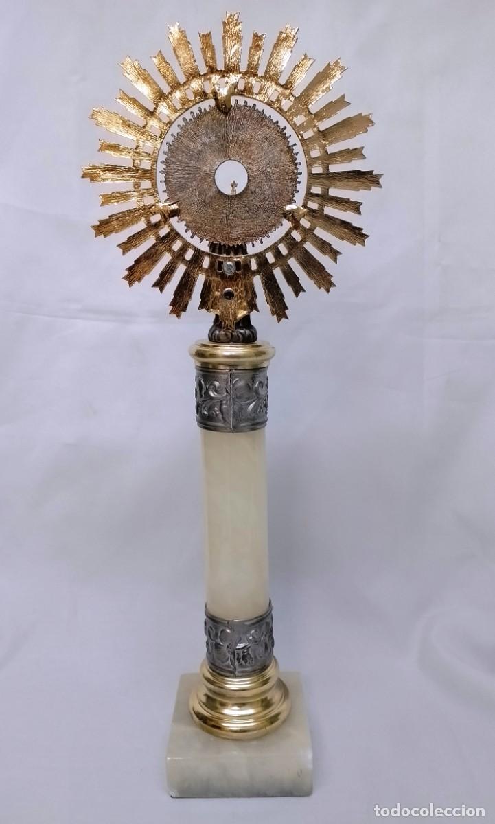 Antig&uuml;edades: VIRGEN DEL PILAR 44cm. ALABASTRO - Foto 3