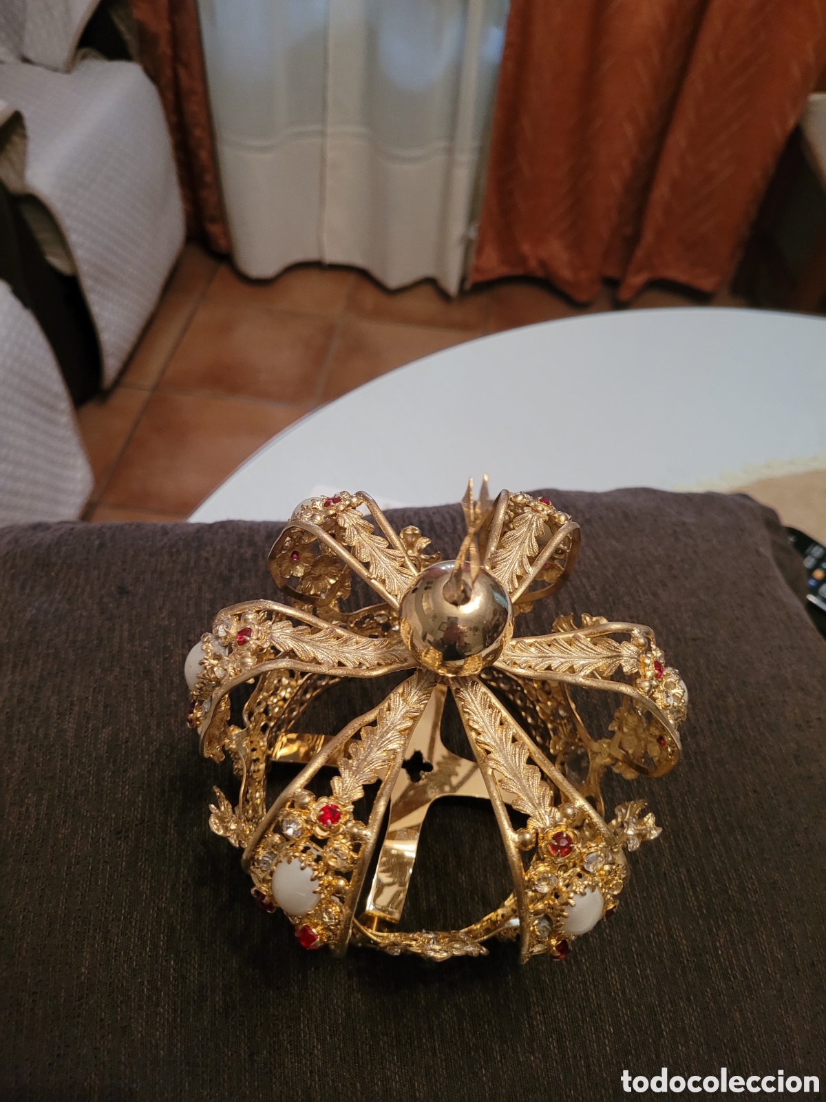Antig&uuml;edades: Magn&iacute;fica corona para Virgen - Foto 2