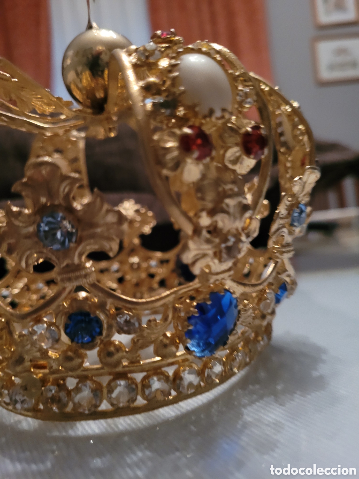 Antig&uuml;edades: Magn&iacute;fica corona para Virgen - Foto 4