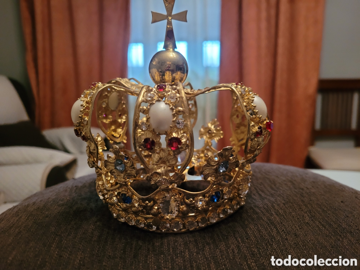 Antig&uuml;edades: Magn&iacute;fica corona para Virgen - Foto 1