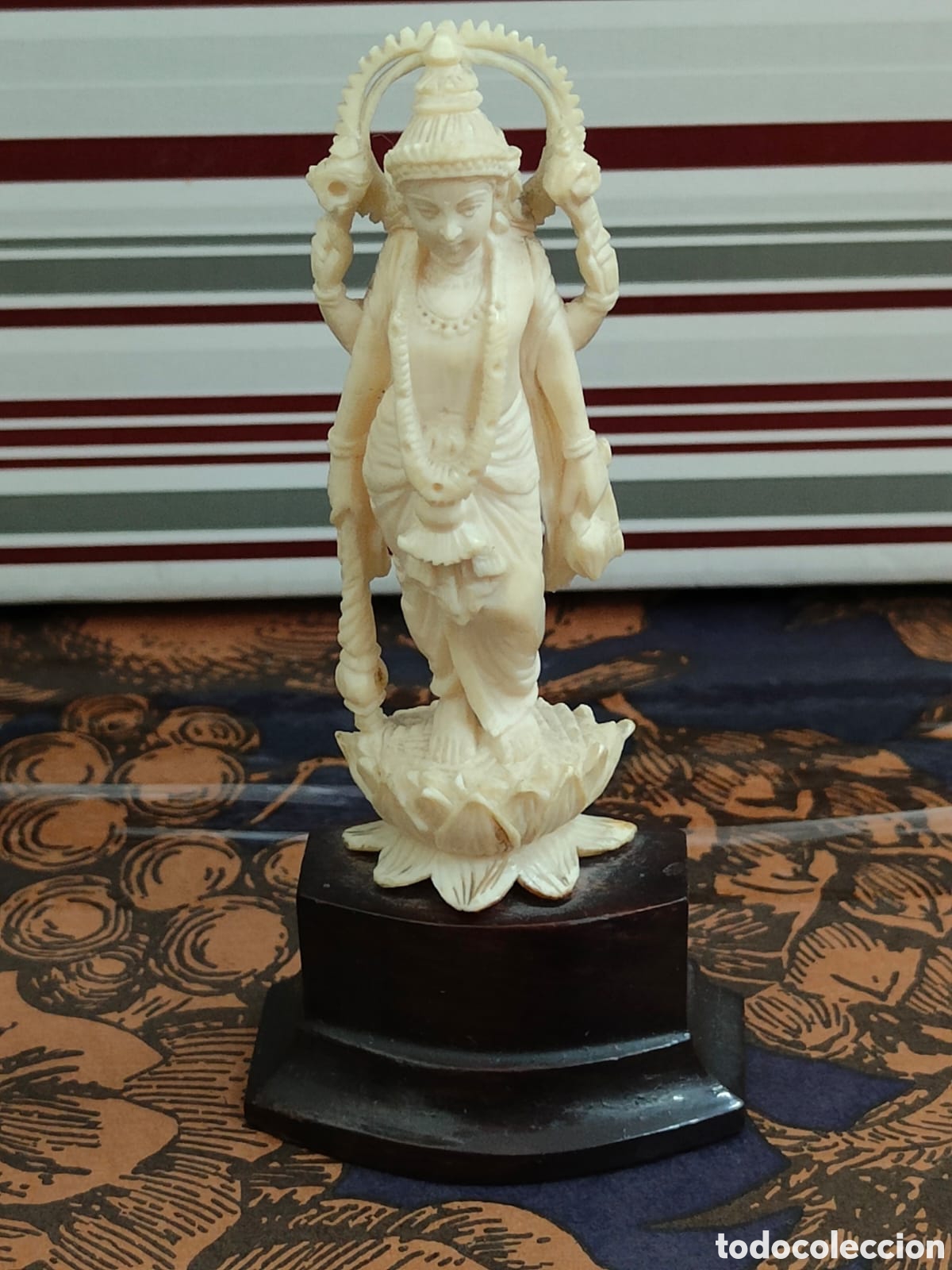Antig&uuml;edades: Escultura de marfil - Foto 2