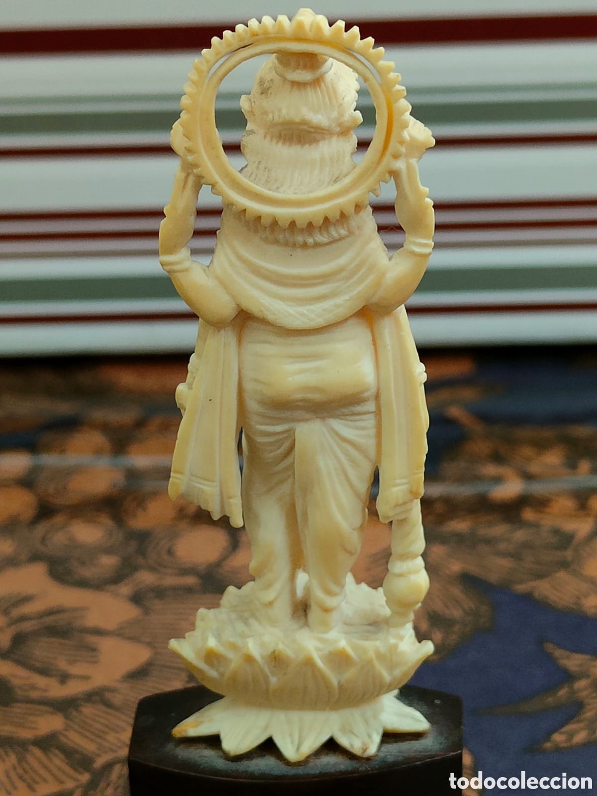 Antig&uuml;edades: Escultura de marfil - Foto 3
