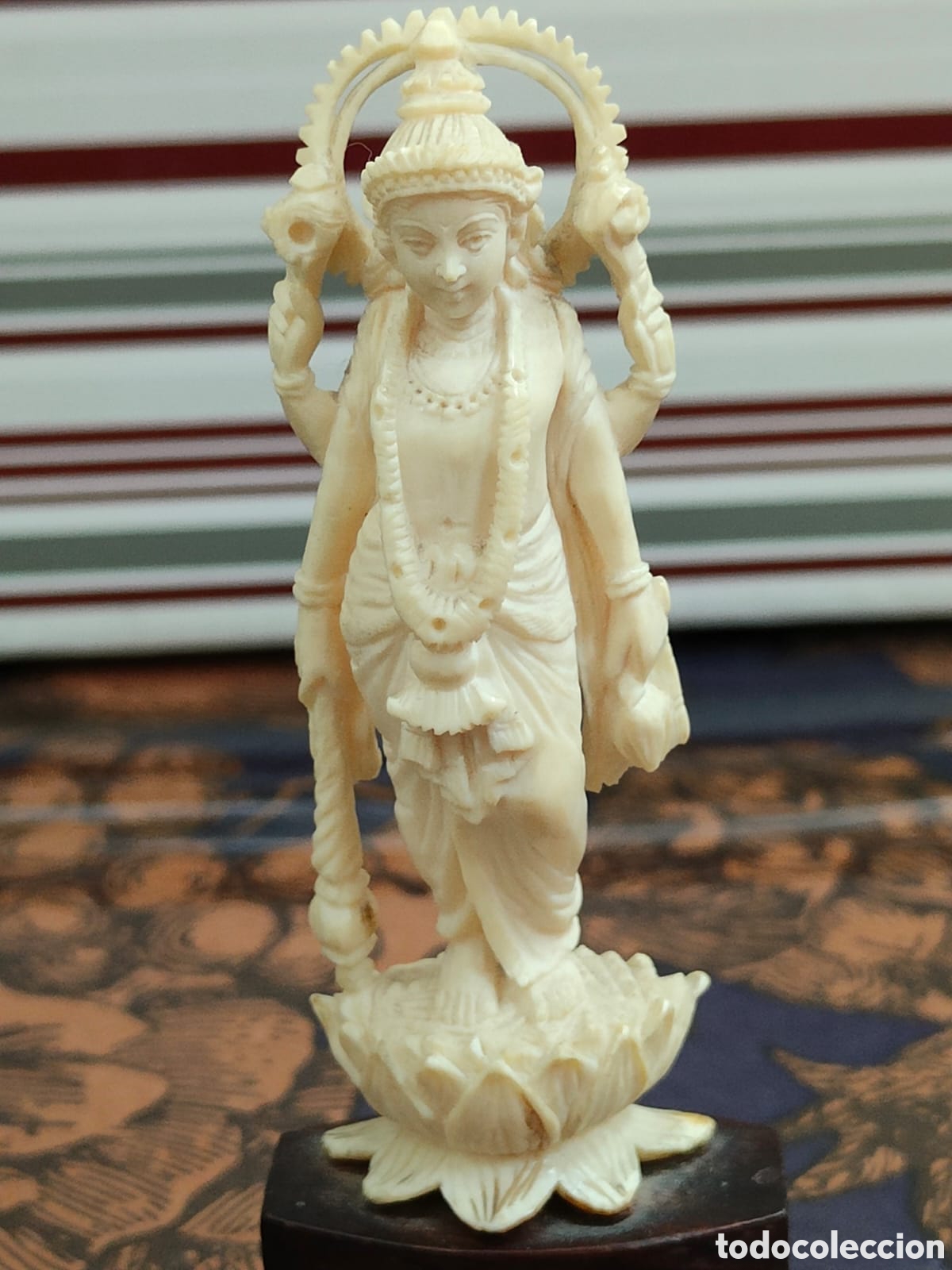 Antig&uuml;edades: Escultura de marfil - Foto 1