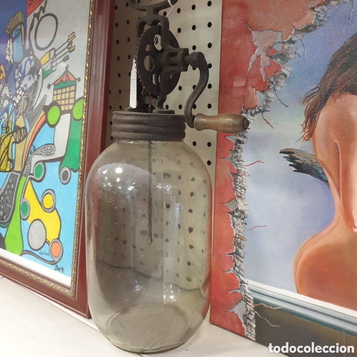 Antig&uuml;edades: Antigua mantequillera - Foto 1