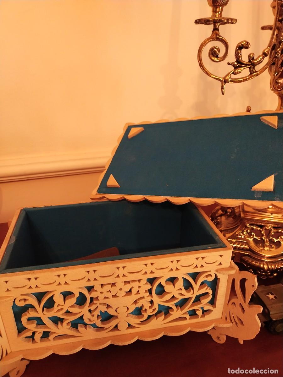 Antig&uuml;edades: Caja joyero marqueter&iacute;a - Foto 4