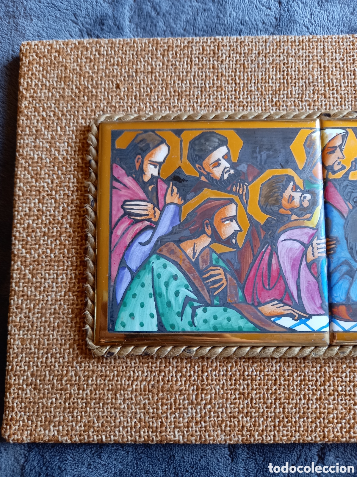Antig&uuml;edades: &Uacute;LTIMA CENA EN AZULEJOS Y INICIALES - Foto 2
