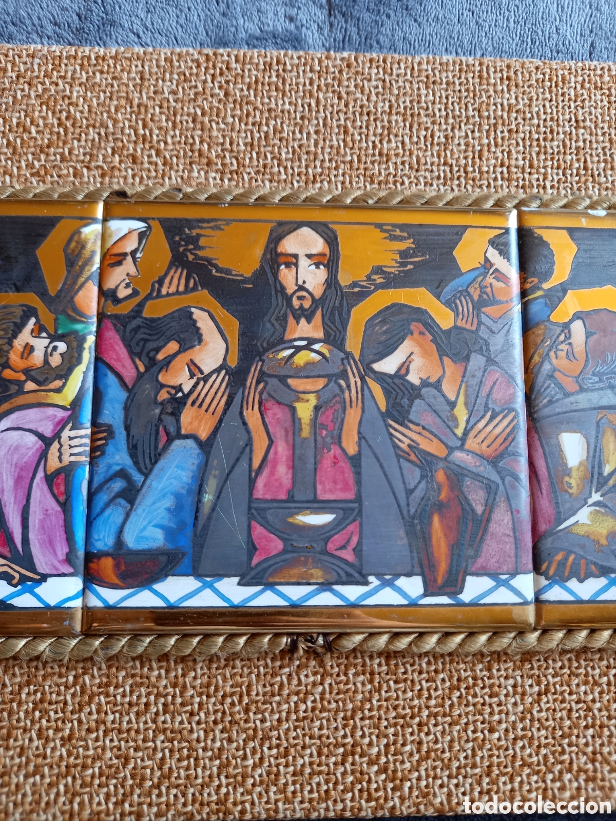 Antig&uuml;edades: &Uacute;LTIMA CENA EN AZULEJOS Y INICIALES - Foto 3