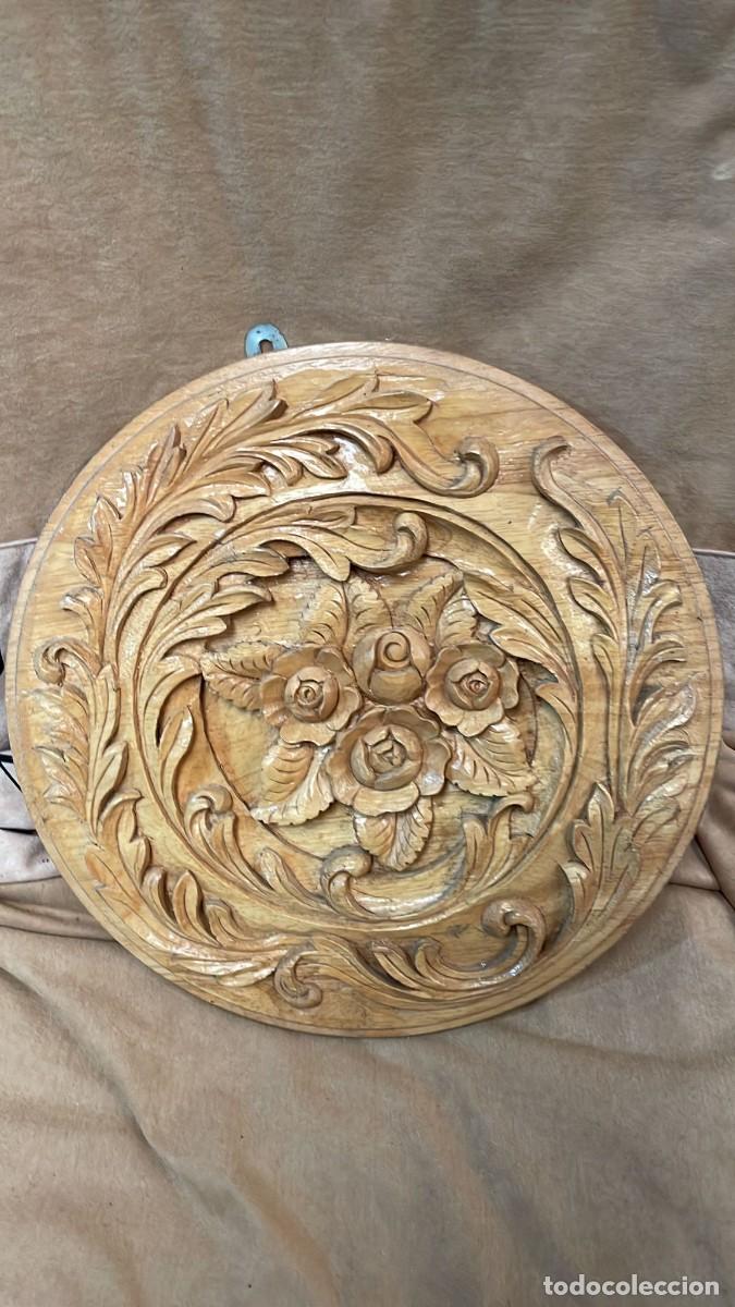 Antig&uuml;edades: PLATO DECORATIVO COMO BODEGON 30 X 30 CMS. - Foto 1