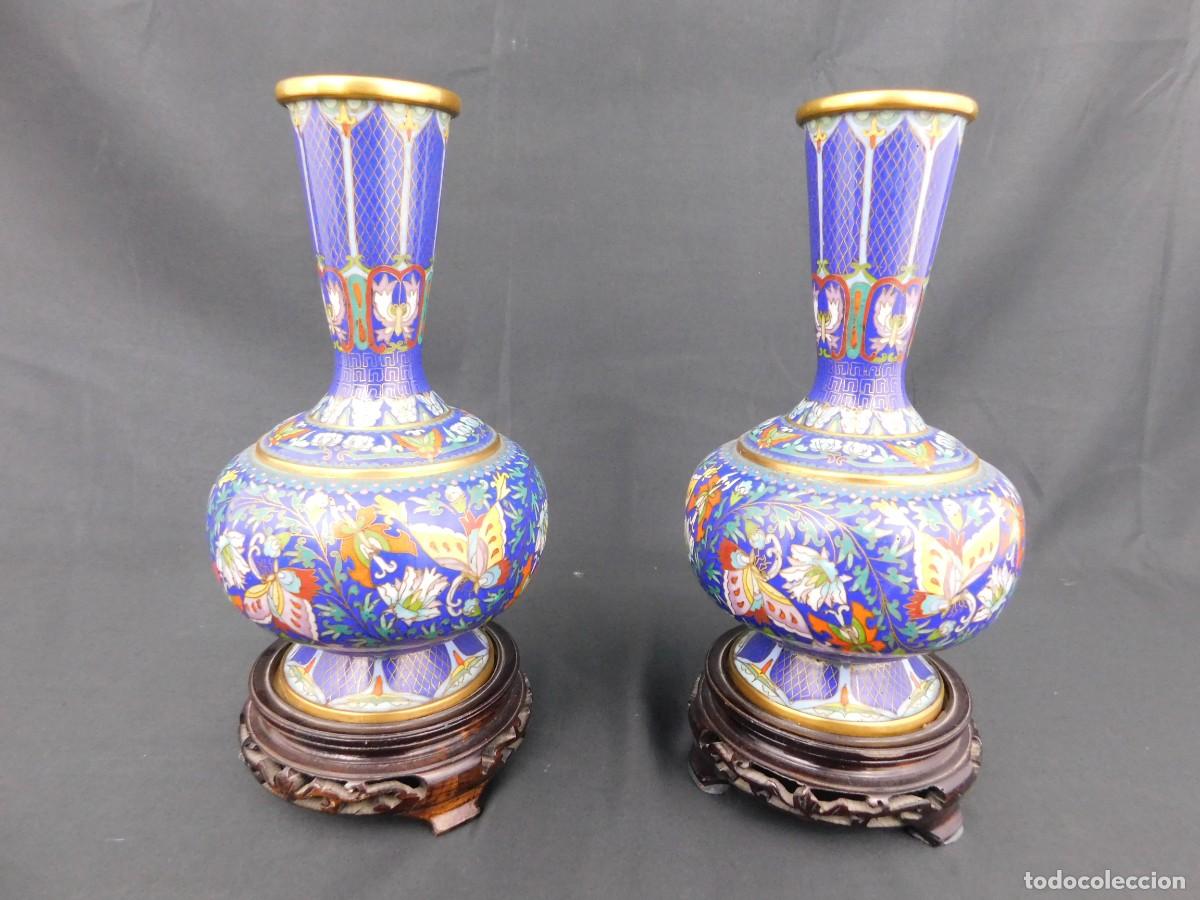 Antig&uuml;edades: JARRONES CLOISONN&Eacute; - Foto 1