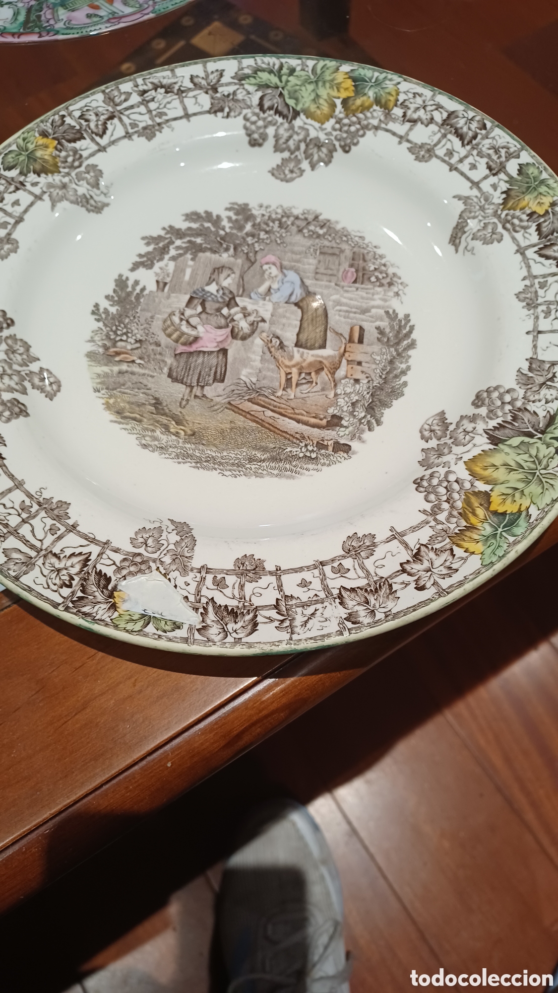 Antig&uuml;edades: Precioso plato antiguo copeland spode - Foto 1