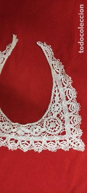 Antig&uuml;edades: ANTIGUO CUELLO ENCAJE DE BOLILLOS - Foto 4