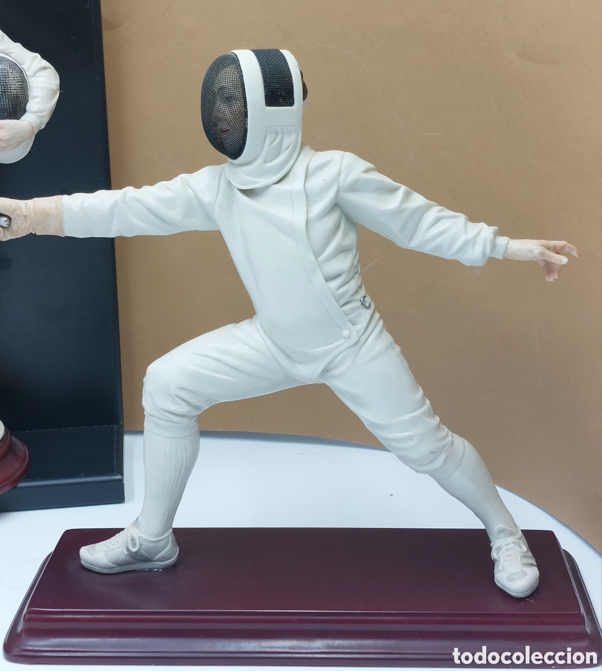 Antig&uuml;edades: PORCELANA DE ALGORA, ESGRIMA. - Foto 2
