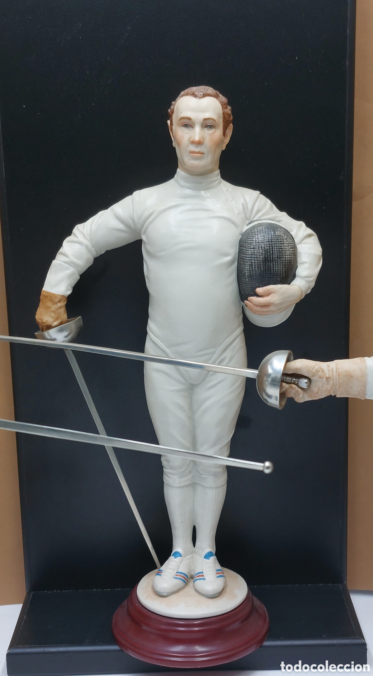 Antig&uuml;edades: PORCELANA DE ALGORA, ESGRIMA. - Foto 3