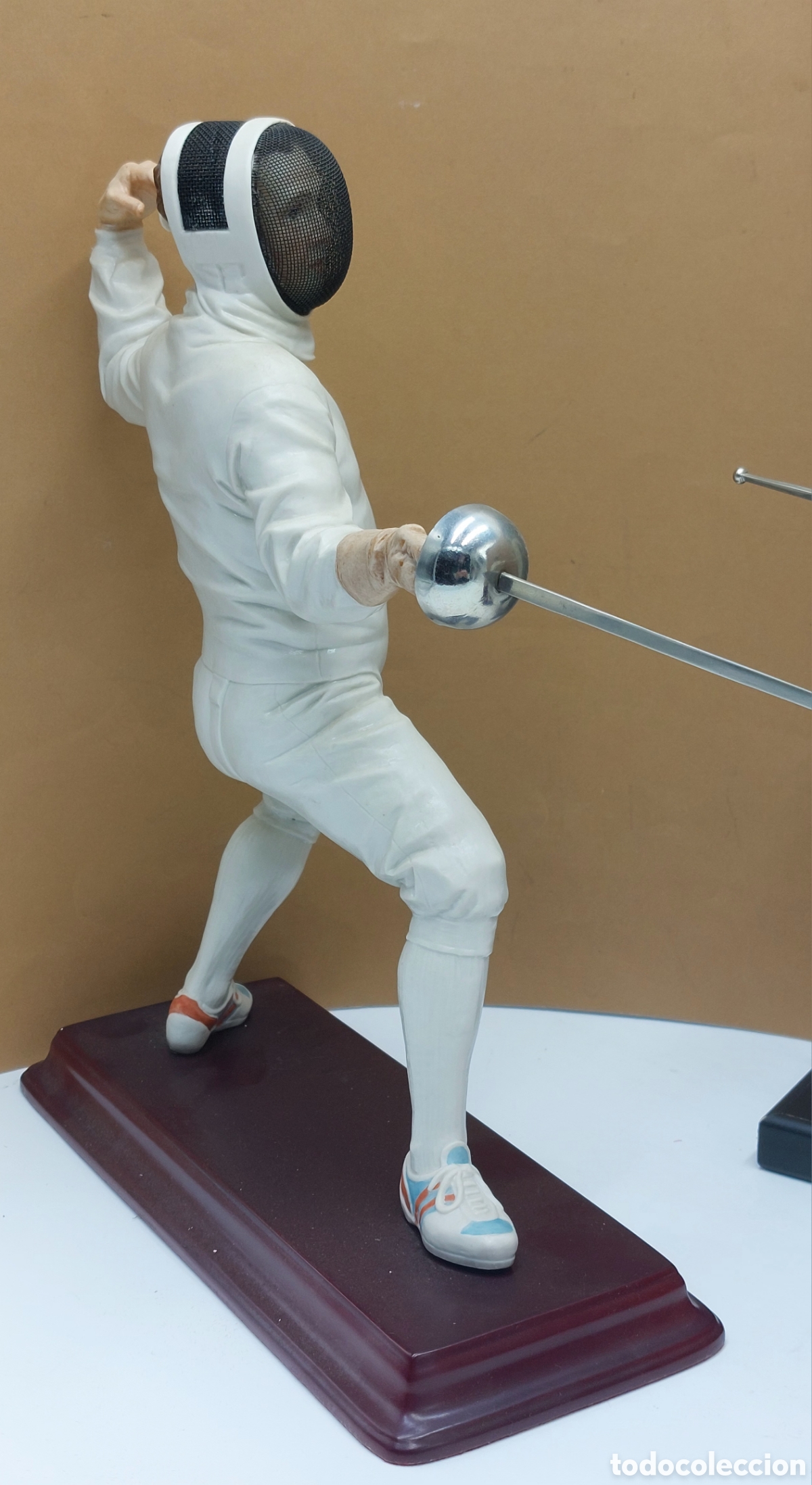 Antig&uuml;edades: PORCELANA DE ALGORA, ESGRIMA. - Foto 5