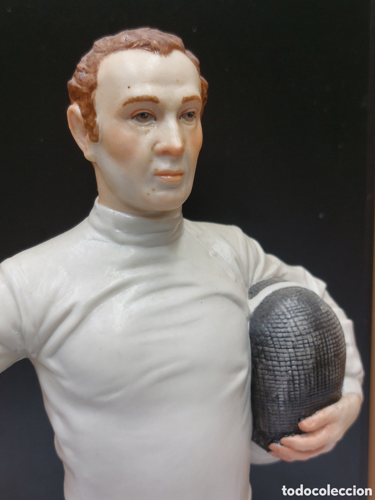 Antig&uuml;edades: PORCELANA DE ALGORA, ESGRIMA. - Foto 7