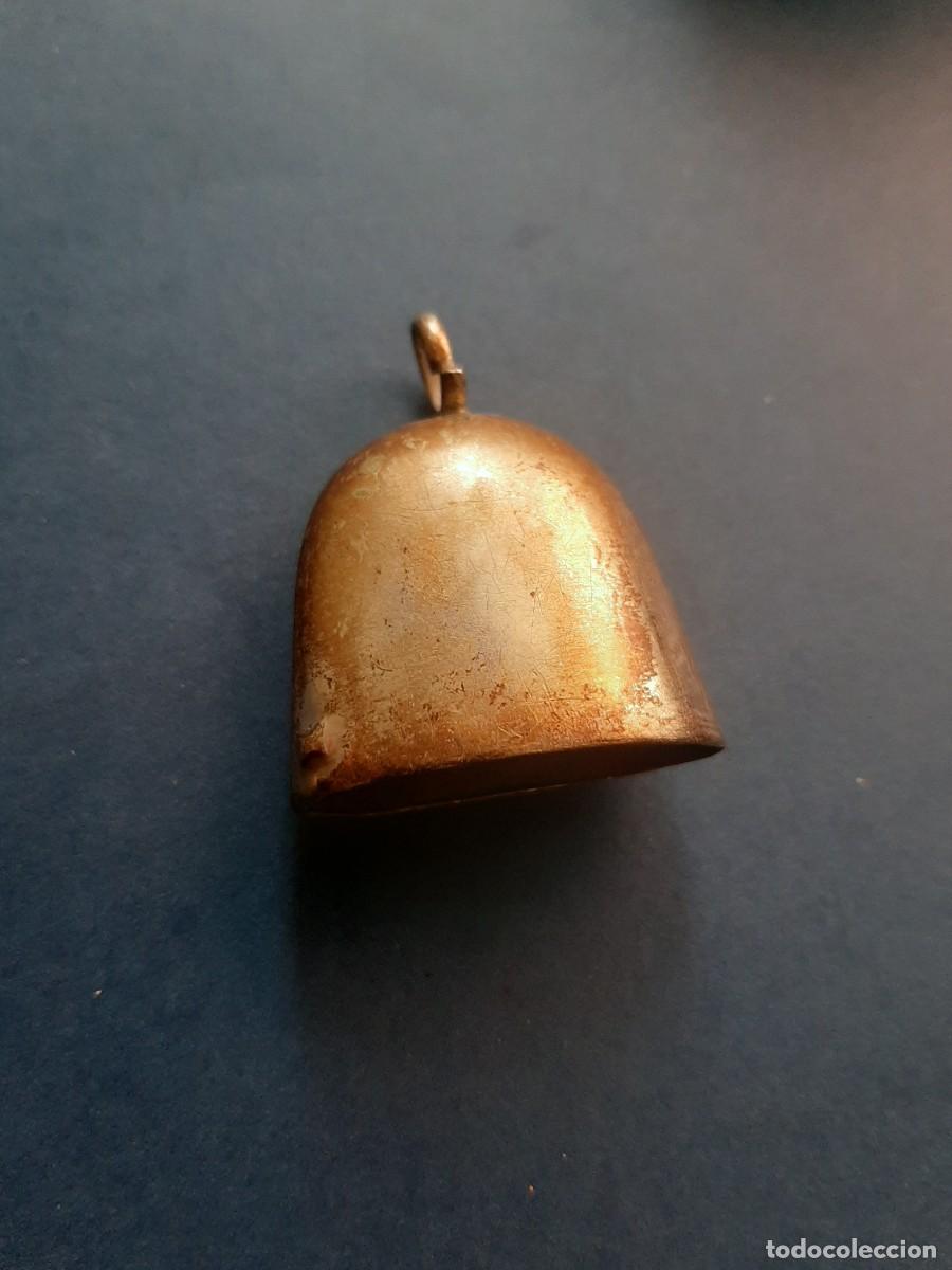 Antig&uuml;edades: Cascabel sonajero de plata para cuna de bebe - Foto 4