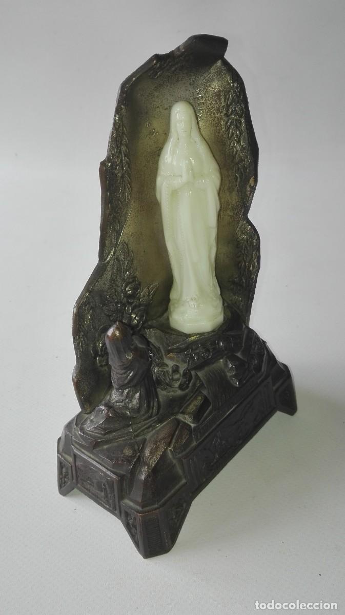 Antig&uuml;edades: RECUERDO VIRGEN DE LOURDES - Foto 2