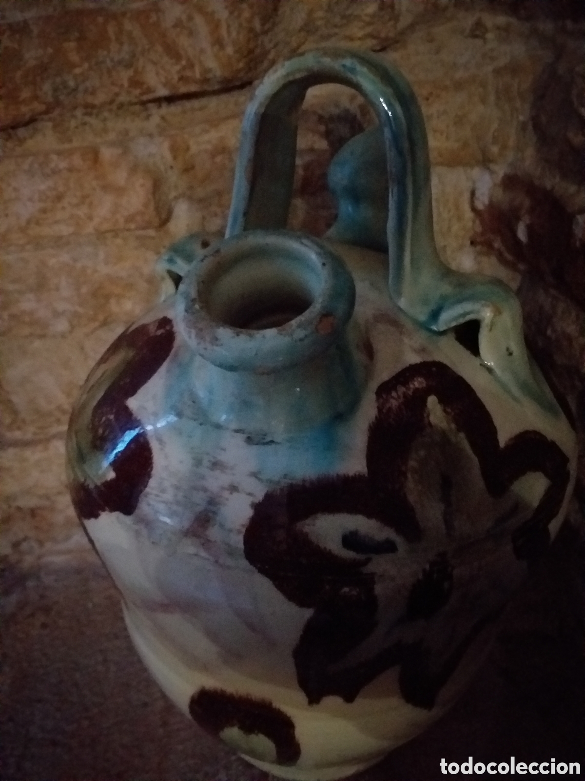 Antig&uuml;edades: Botijo antiguo ceramica - Foto 3