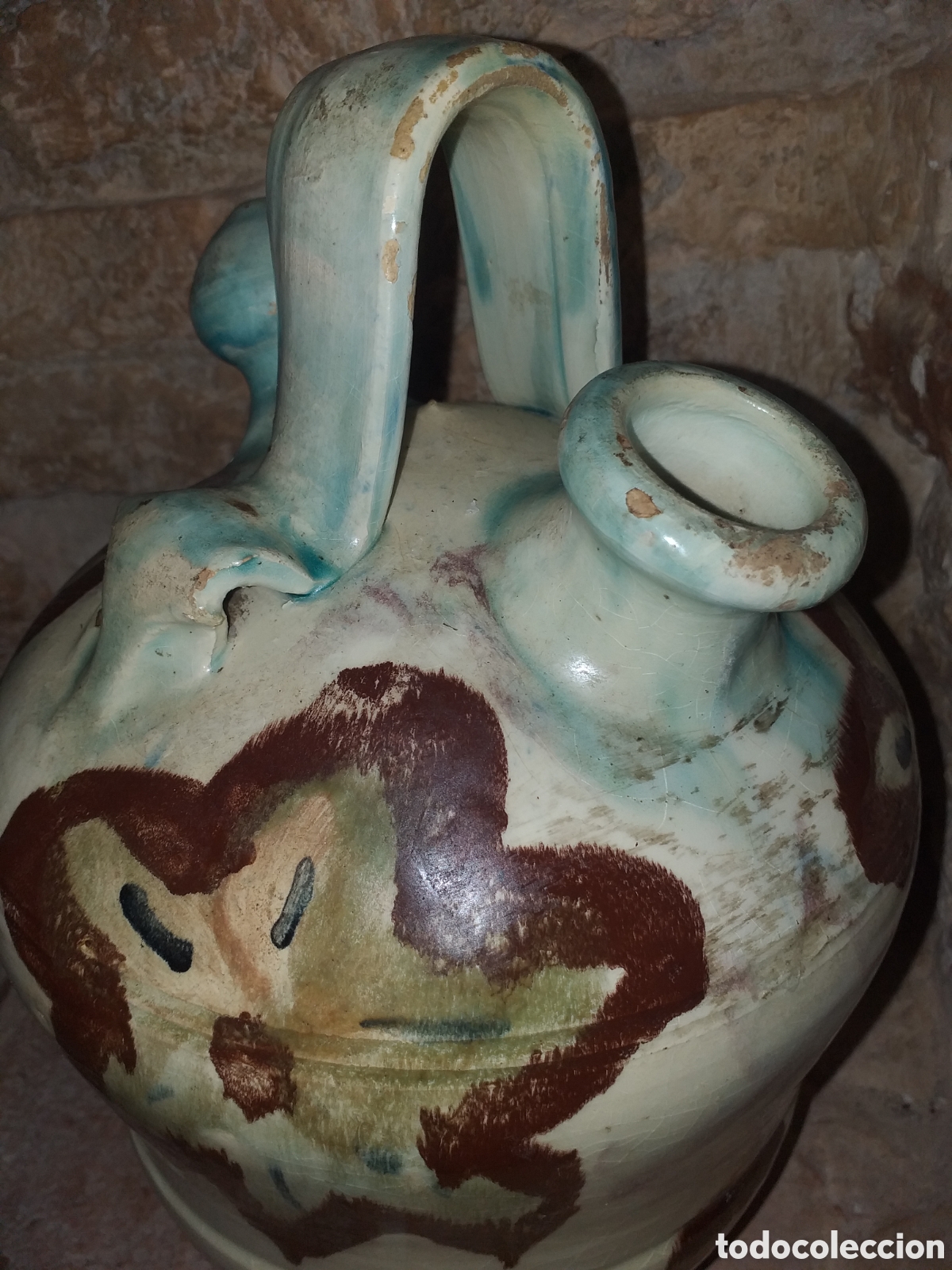 Antig&uuml;edades: Botijo antiguo ceramica - Foto 1