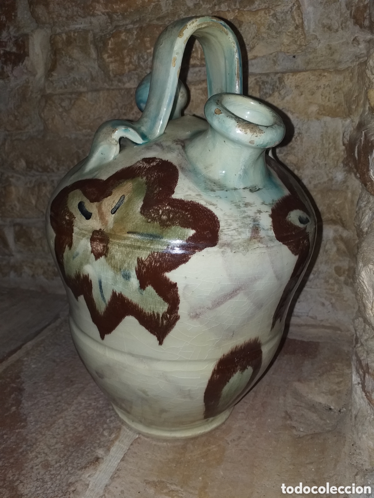 Antig&uuml;edades: Botijo antiguo ceramica - Foto 2