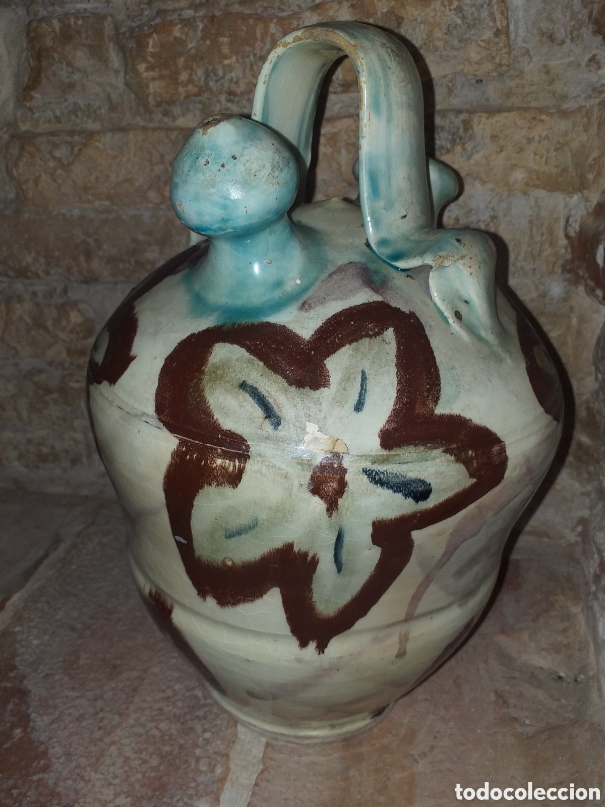 Antig&uuml;edades: Botijo antiguo ceramica - Foto 5