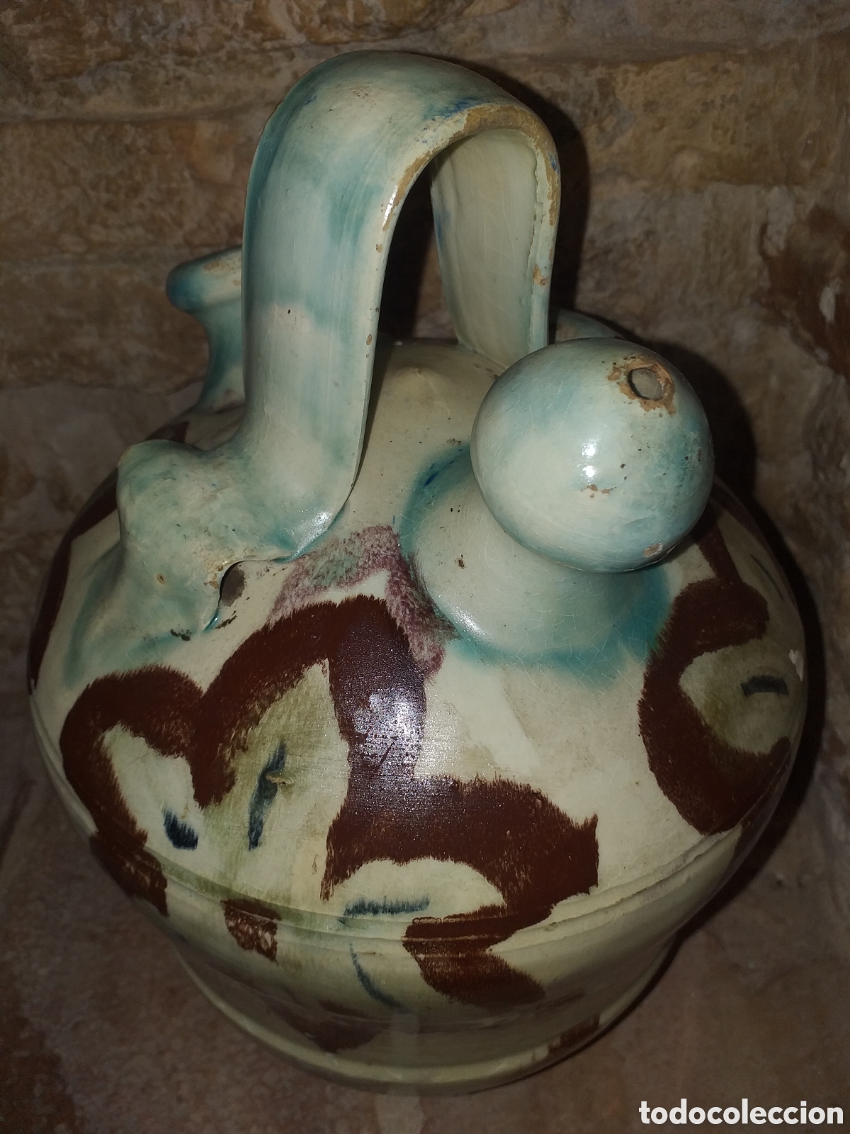 Antig&uuml;edades: Botijo antiguo ceramica - Foto 4